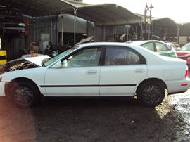 1996 HONDA ACCORD LE, 2.2L AUTO 4DR, COLOR WHITE, STK A14158